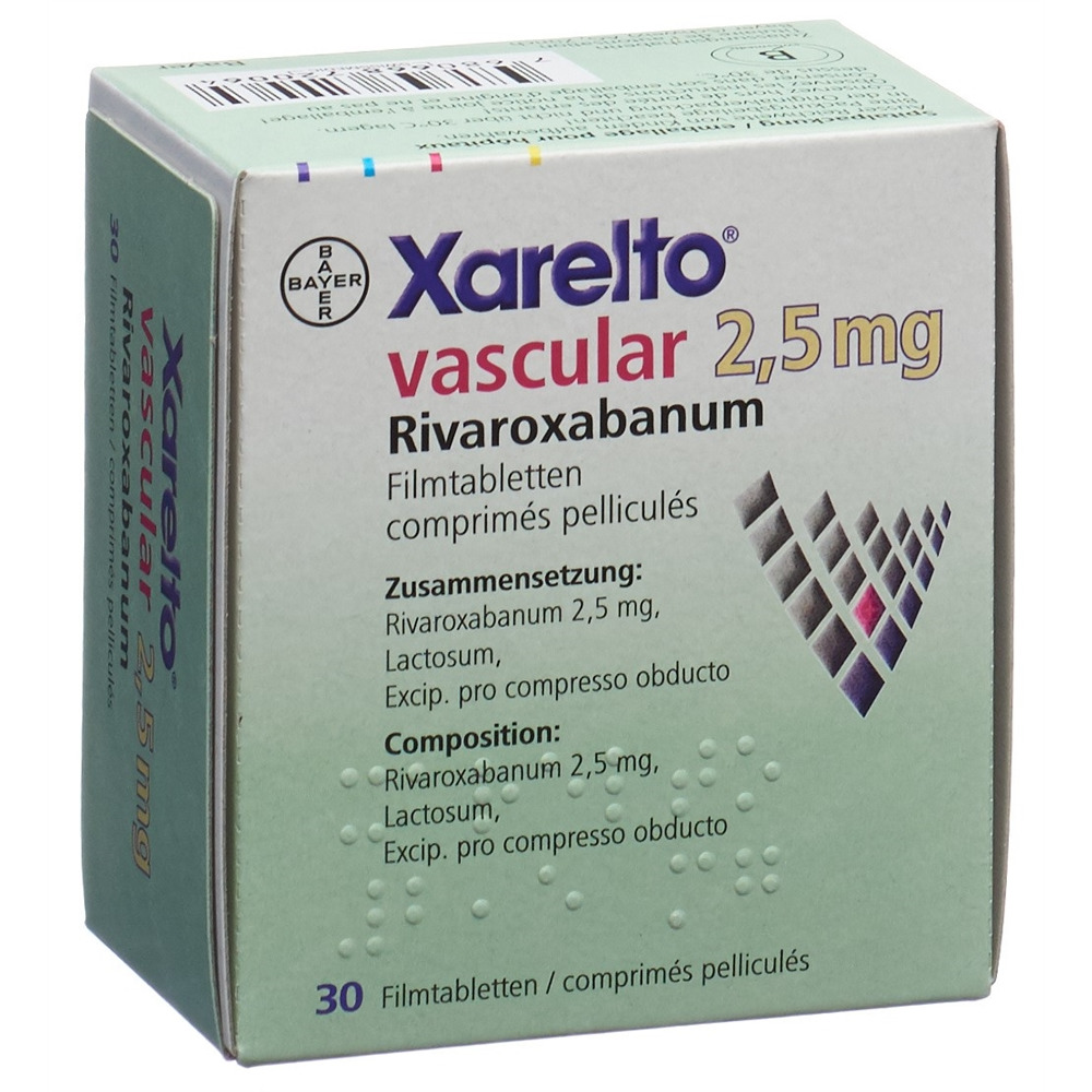 XARELTO vascular 2.5 mg, Hauptbild