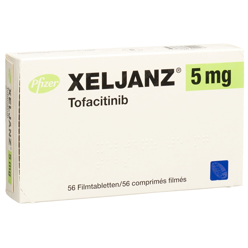 XELJANZ Filmtabl 5 mg Blist 56 Stk, Hauptbild