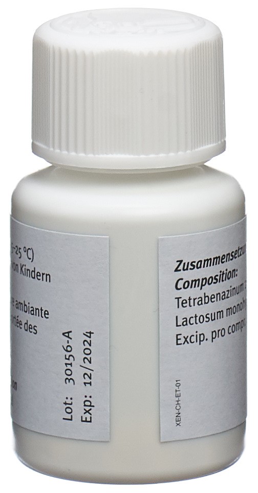 XENAZINE cpr 25 mg bte 112 pce, image 3 sur 3