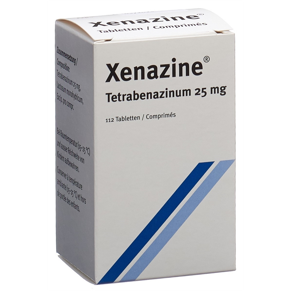 XENAZINE cpr 25 mg bte 112 pce, image principale