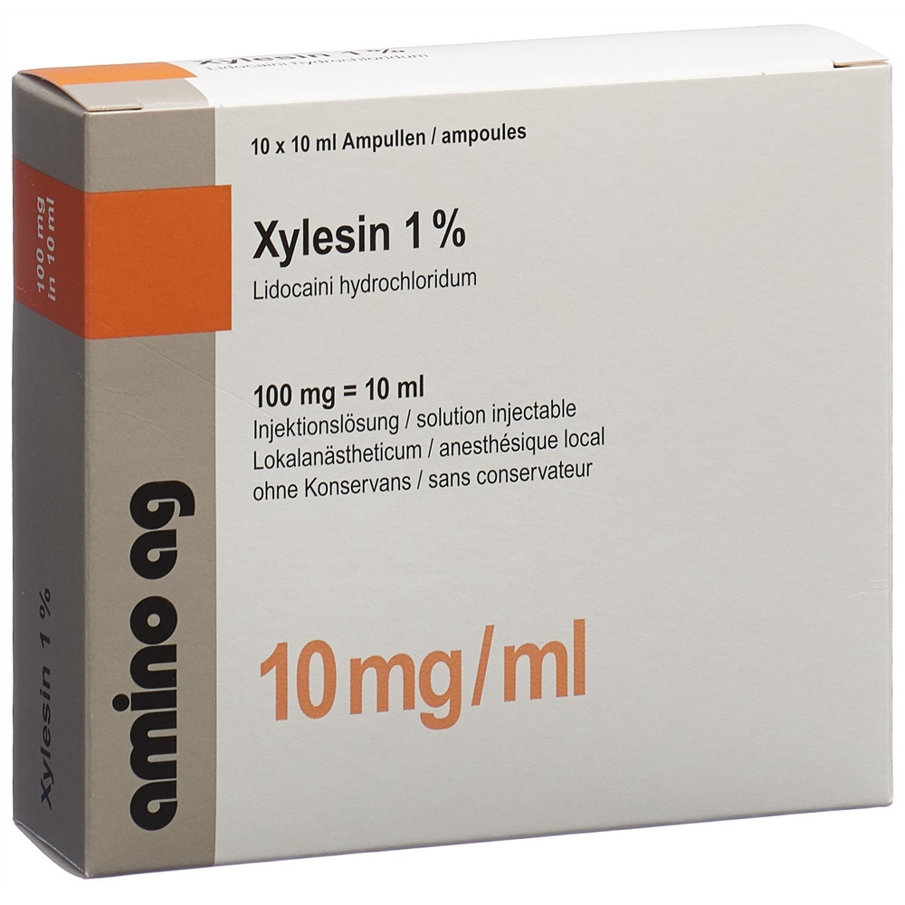 Xylesine Inj Lös 100 mg/10ml Amp 10 ml, Hauptbild