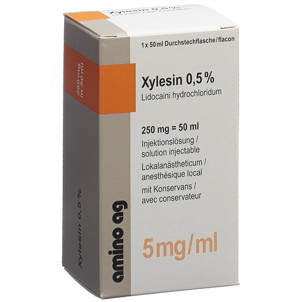 Xylesine Inj Lös 250 mg/50ml mit Konservans Durchstf 50 ml, Hauptbild