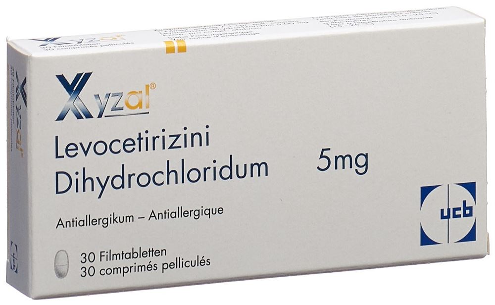 XYZAL cpr pell 5 mg sécable blist 30 pce, image principale