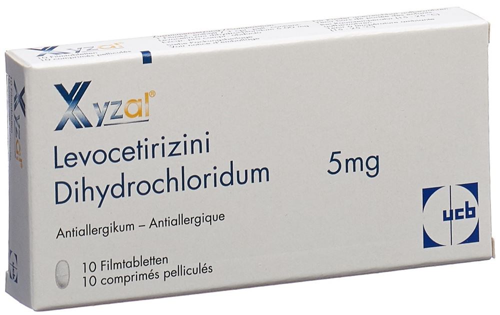 XYZAL Filmtabl 5 mg teilbar Blist 10 Stk, Hauptbild