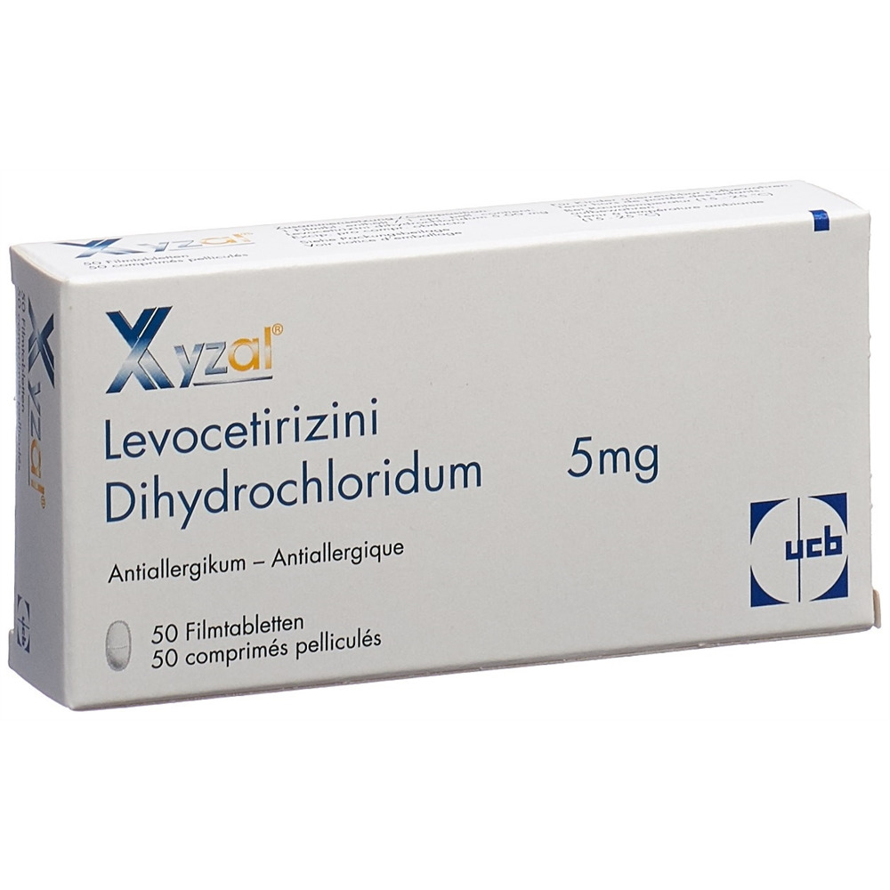 XYZAL Filmtabl 5 mg teilbar Blist 50 Stk, Hauptbild