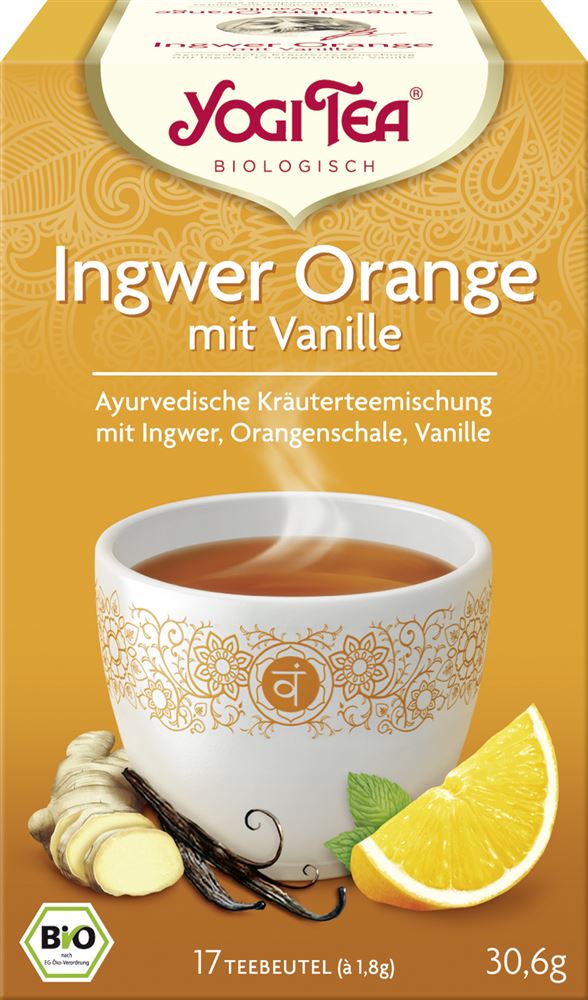 YOGI TEA Gingembre-Orange à la vanille