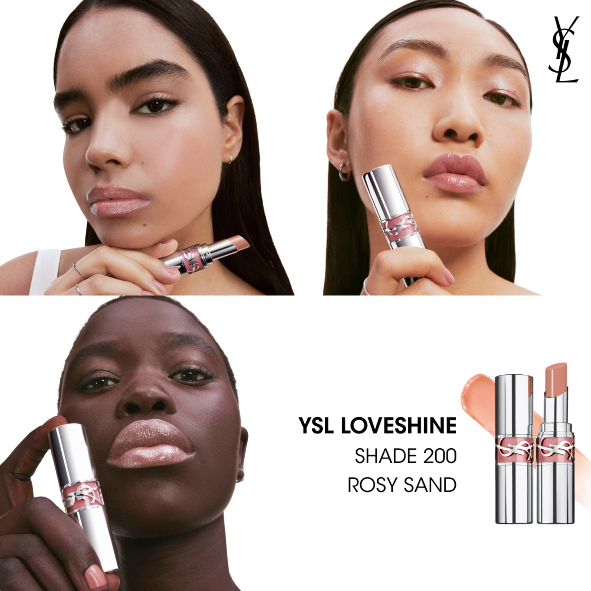 Yves Saint Laurent Loveshine Rouge Volupte Shine Lippenstift, image 3 sur 4