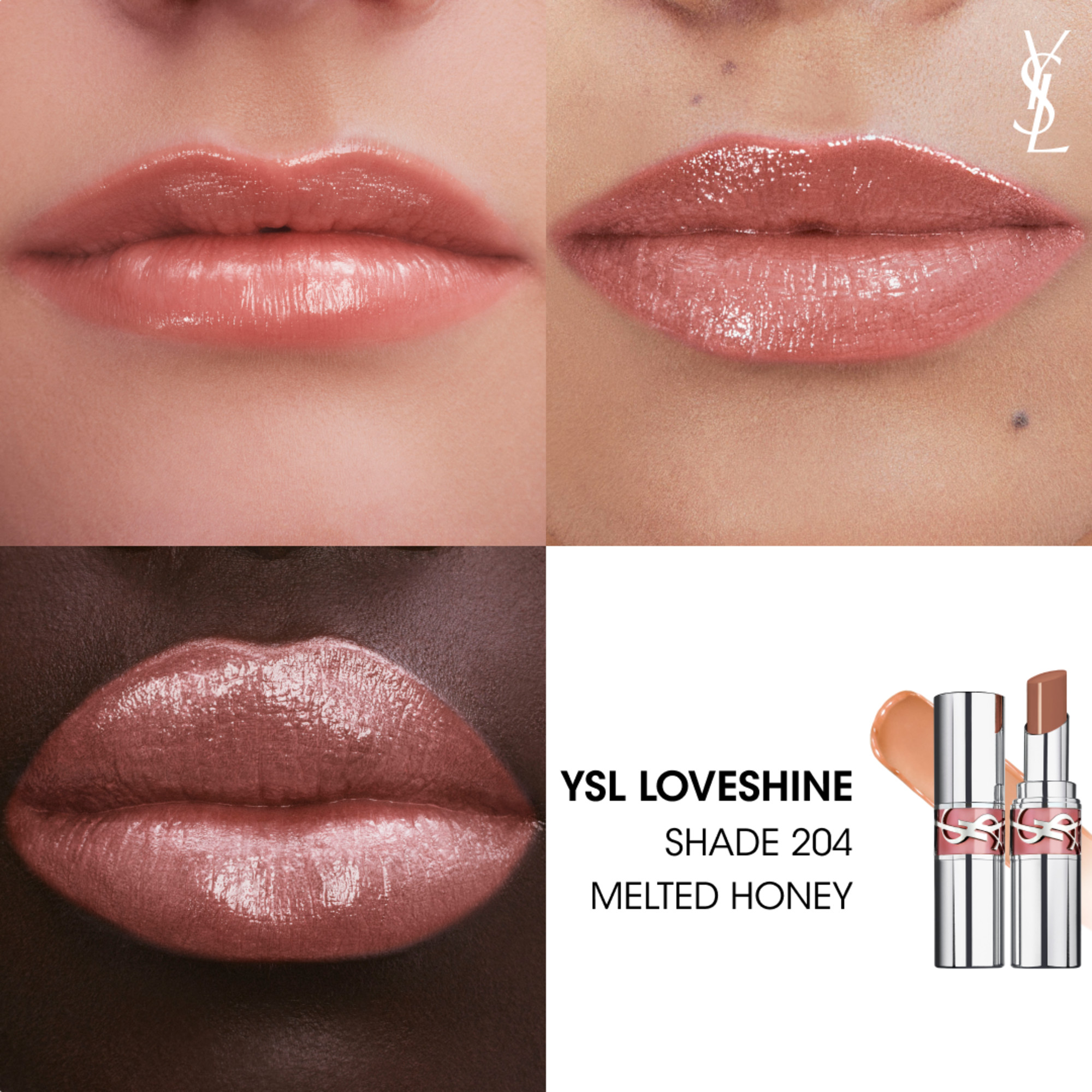 Yves Saint Laurent Loveshine Rouge Volupte Shine Lippenstift, image 4 sur 4