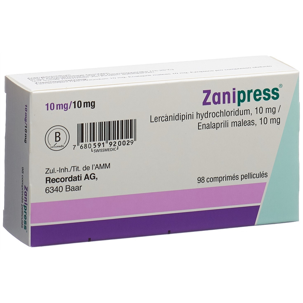 ZANIPRESS Filmtabl 10/10 mg Blist 98 Stk, Bild 2 von 2