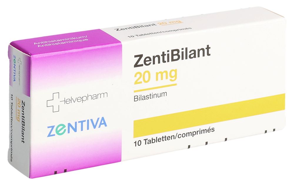 ZENTIBILANT cpr 20 mg blist 10 pce