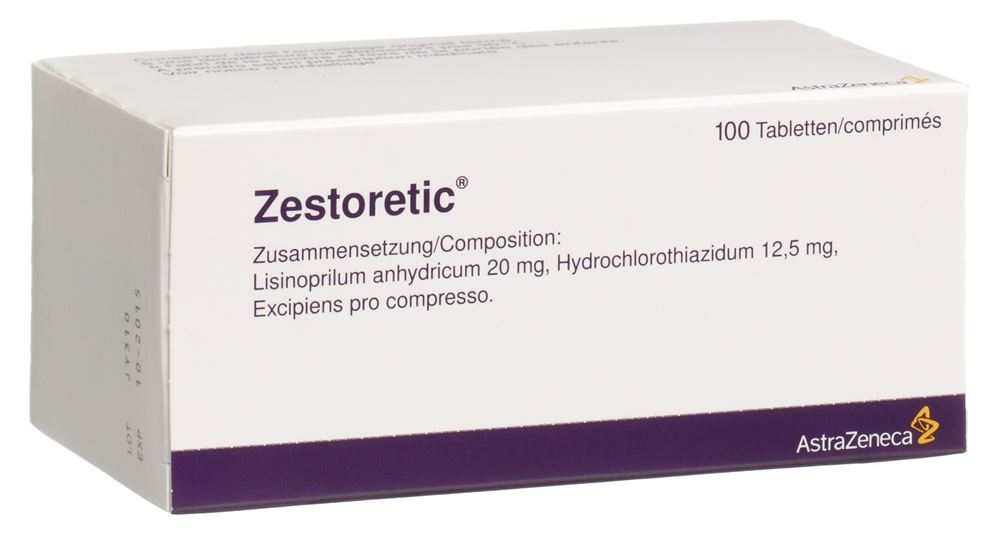 Zestoretic cpr 20/12.5 blist 100 pce, image principale