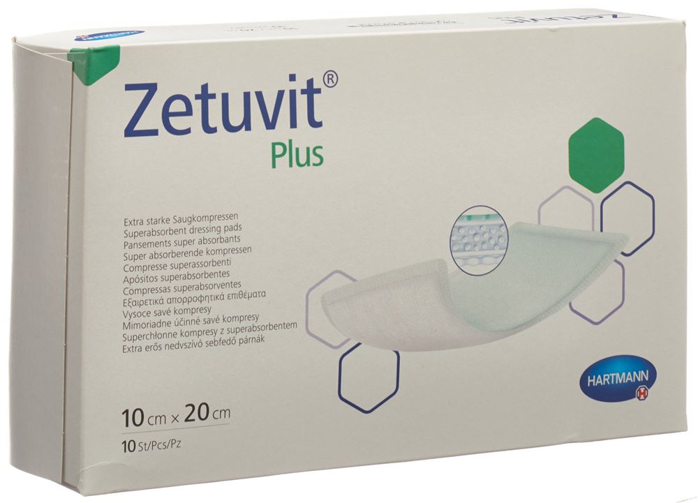 ZETUVIT Plus compresse absorbante