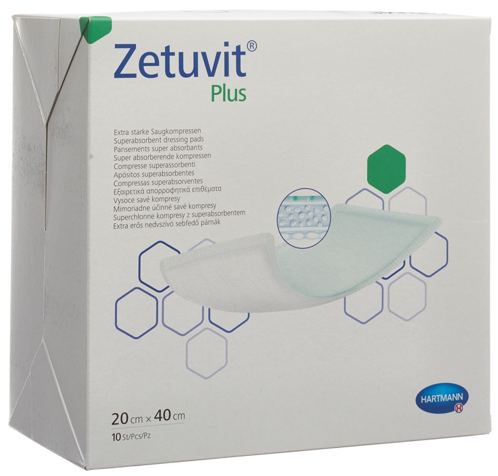 ZETUVIT Plus compresse absorbante