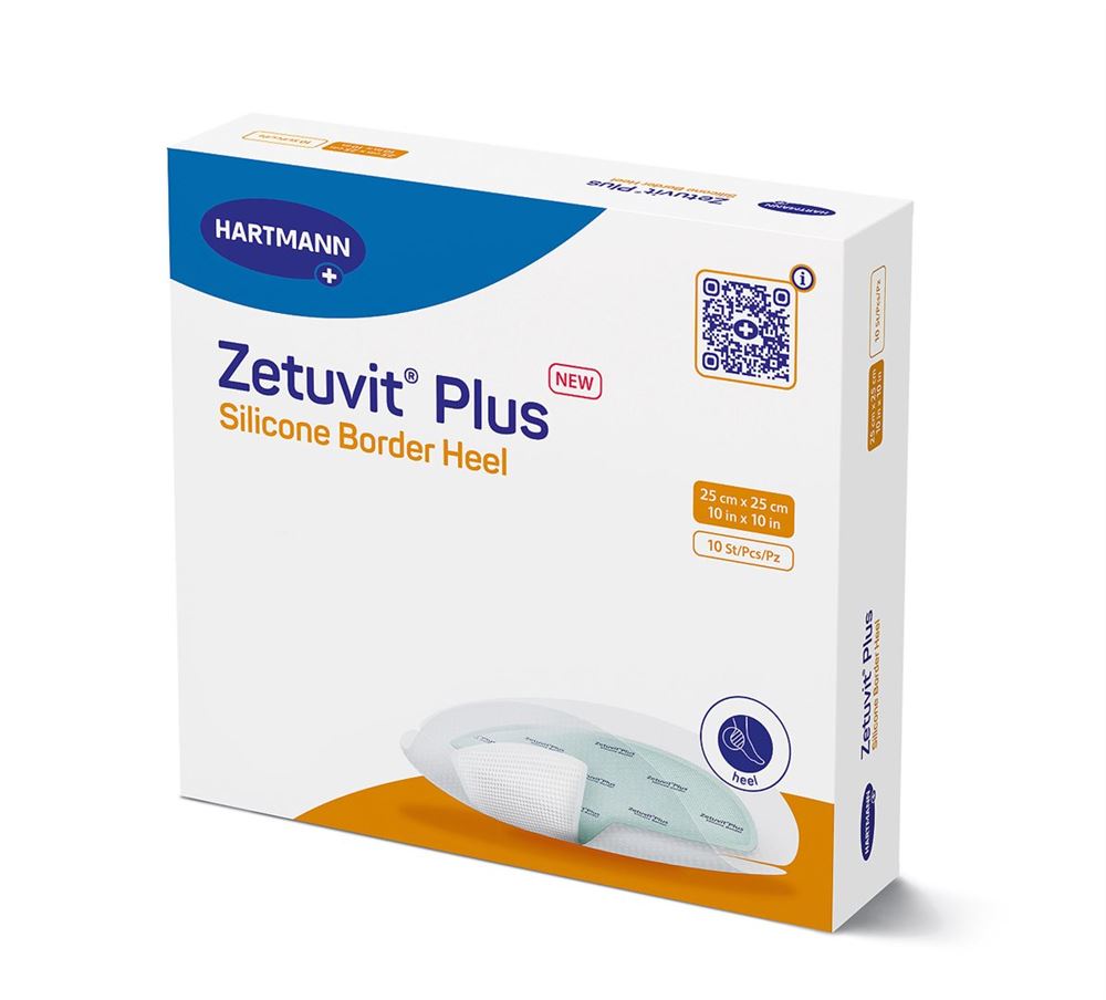 ZETUVIT Plus Silicone Border Heel, Hauptbild