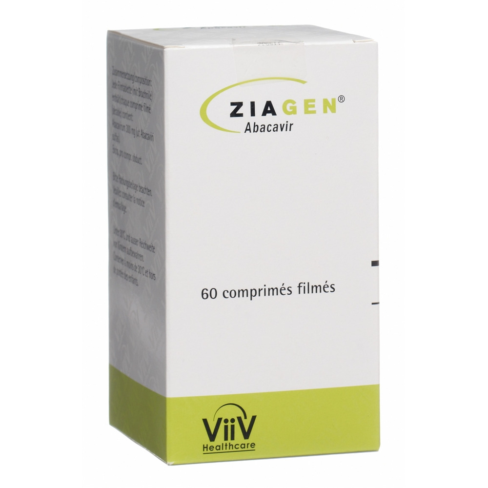 ZIAGEN cpr pell 300 mg blist 60 pce, image 2 sur 2