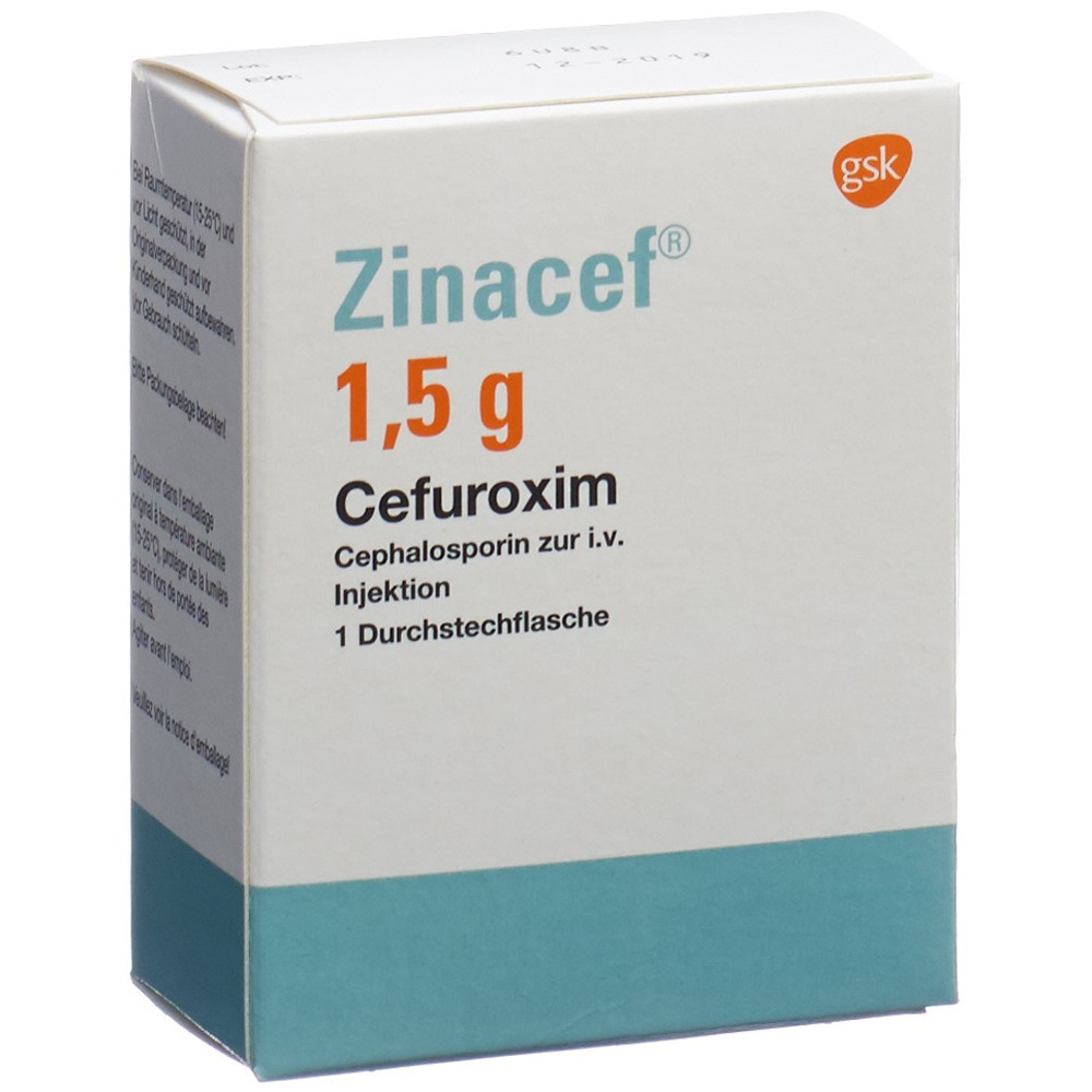 ZINACEF Trockensub 1.5 g i.v. Durchstf 1 Stk, Hauptbild