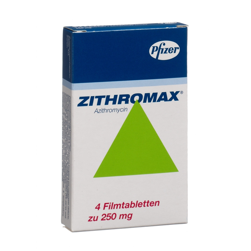 ZITHROMAX cpr pell 250 mg blist 4 pce