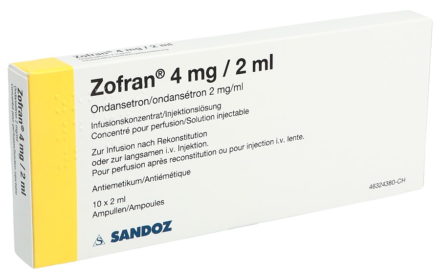 Zofran conc perf 4 mg/2ml amp 2 ml, image principale