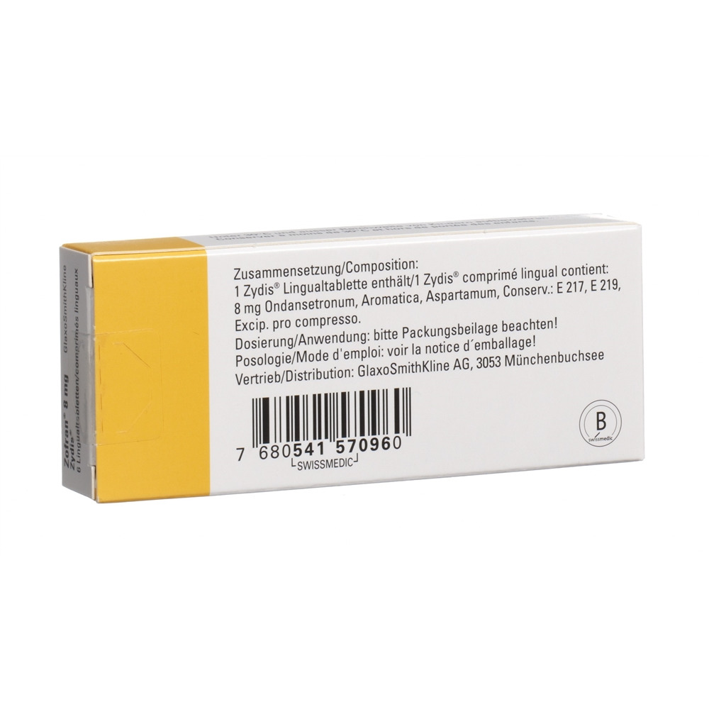 Zofran Zydis 8 mg, Bild 2 von 2