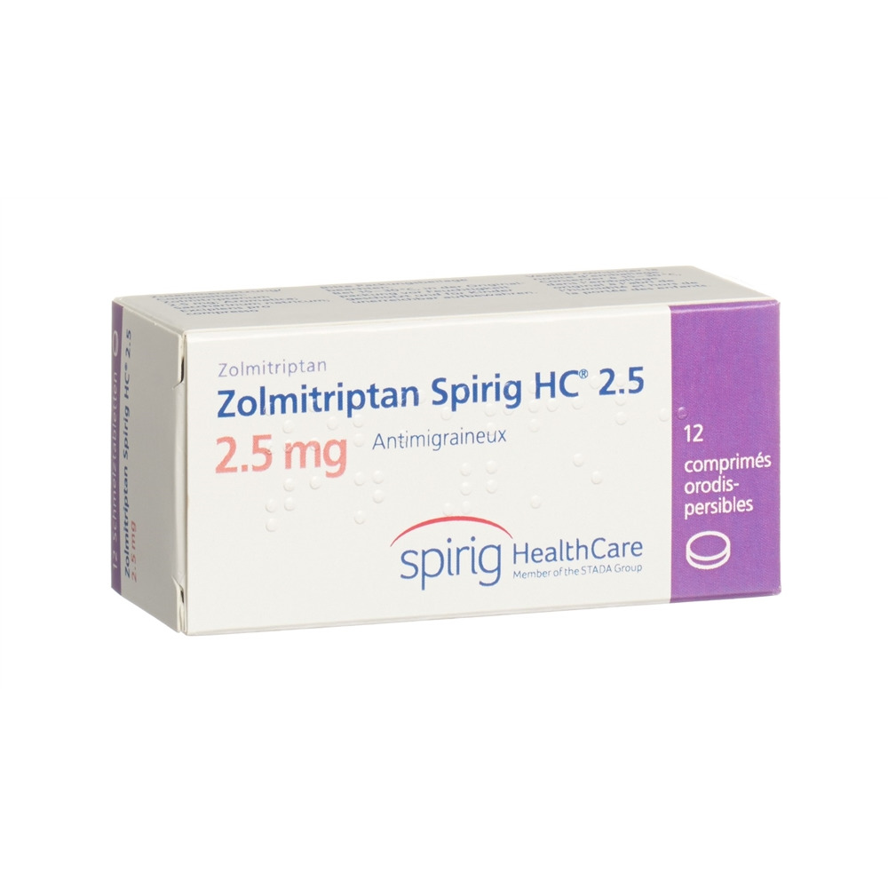 ZOLMITRIPTAN Spirig HC 2.5 mg, Bild 2 von 2