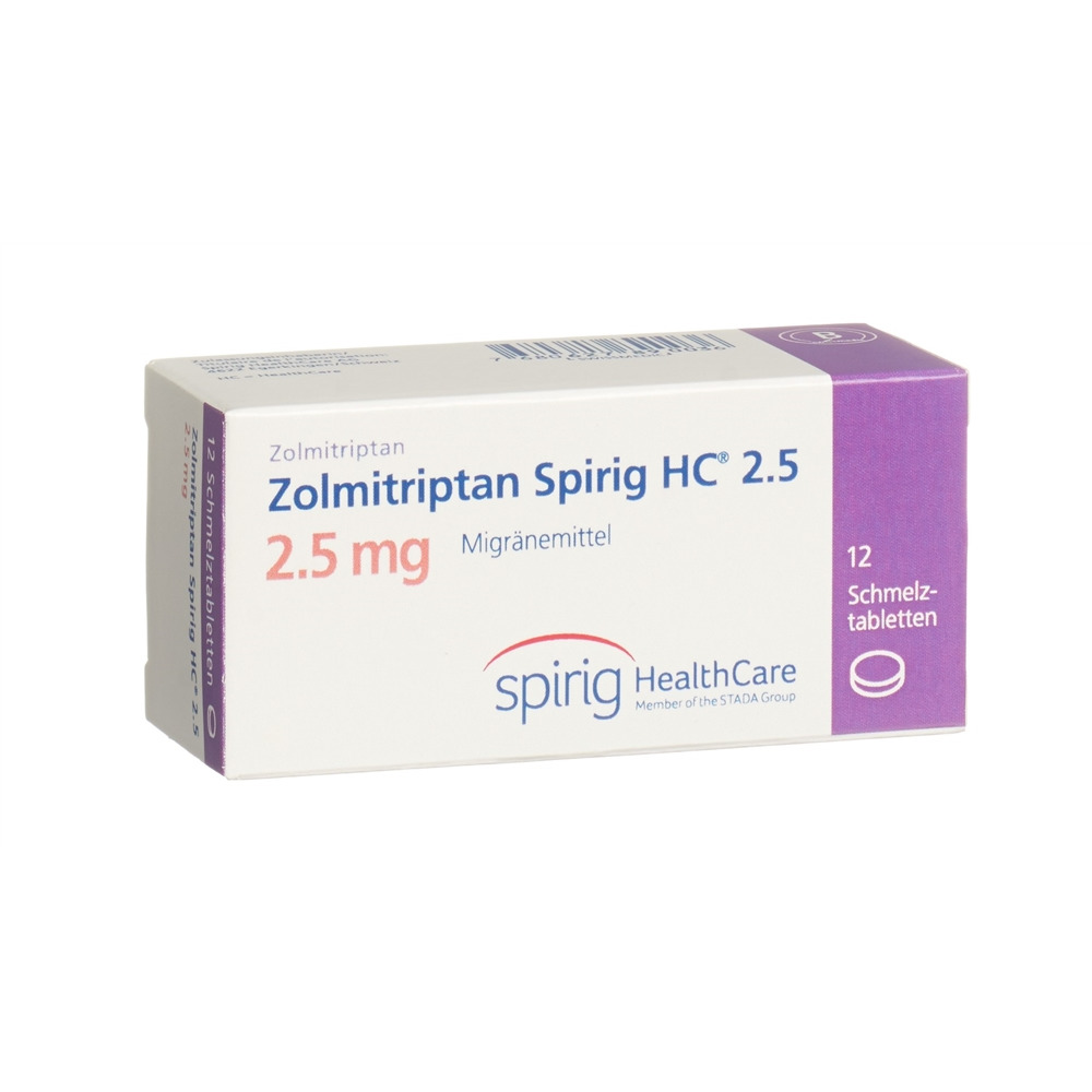 ZOLMITRIPTAN Spirig HC 2.5 mg, Hauptbild