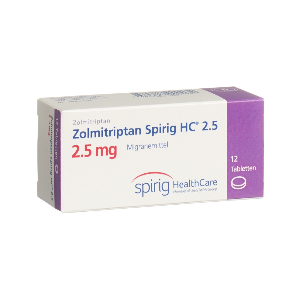 ZOLMITRIPTAN Spirig HC 2.5 mg, Hauptbild