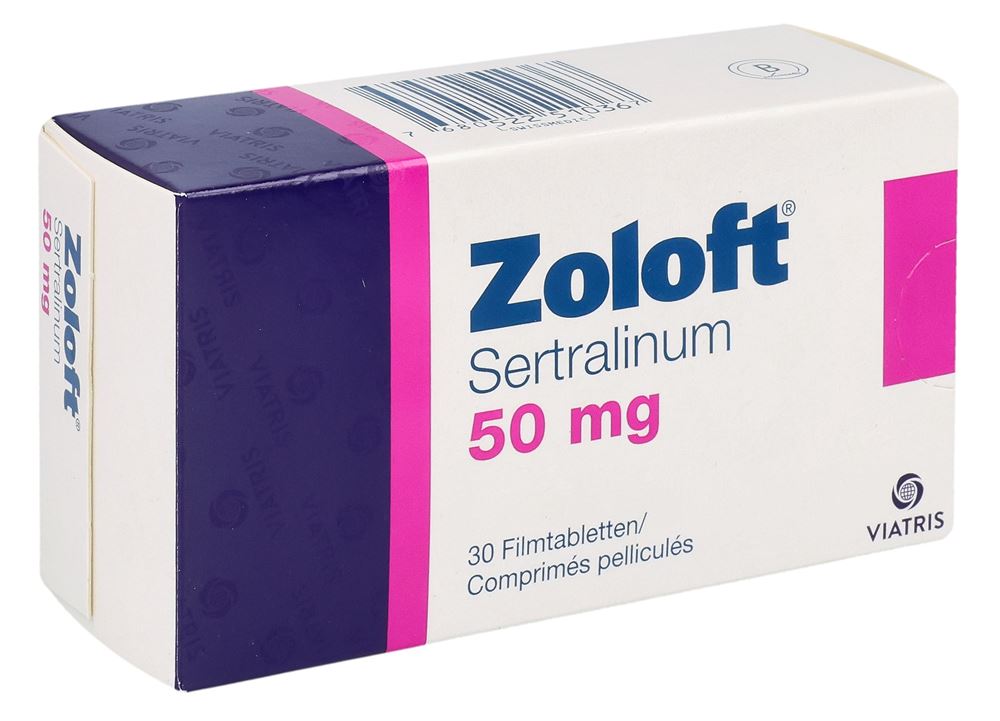 ZOLOFT cpr pell 50 mg blist 30 pce, image principale