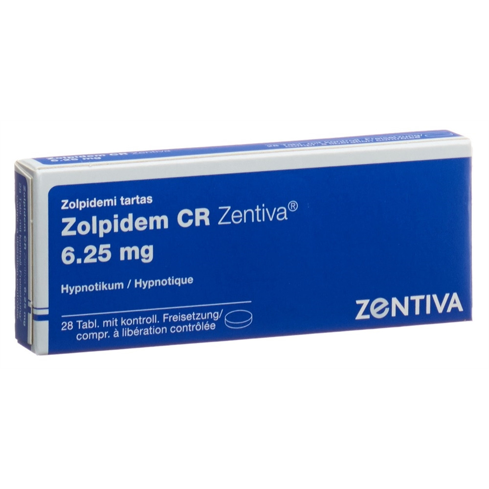 ZOLPIDEM Zentiva 6.25 mg, image principale