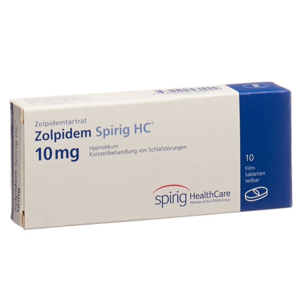 ZOLPIDEM Spirig HC 10 mg, image principale