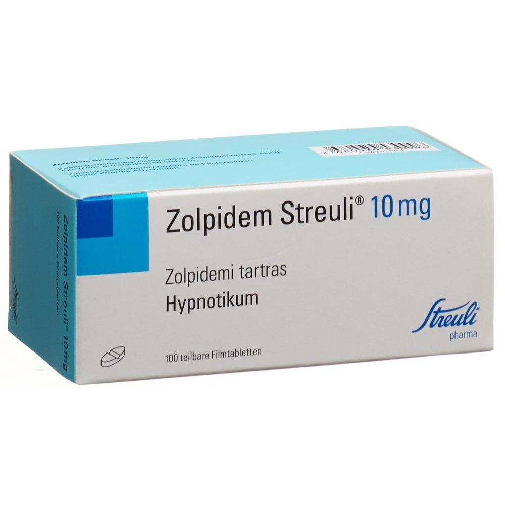 ZOLPIDEM Streuli 10 mg, Hauptbild