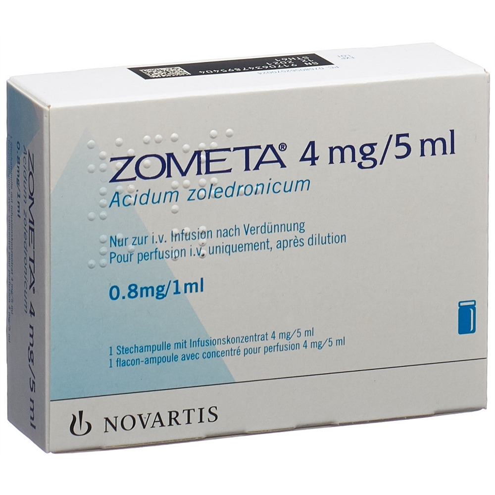 ZOMETA Inf Konz 4 mg/5ml Durchstf 5 ml, Hauptbild