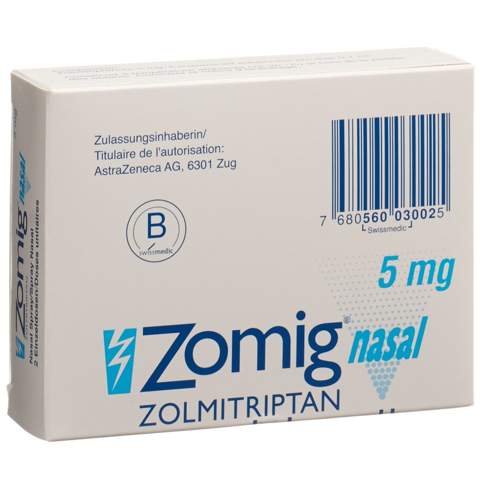 ZOMIG nasal 5 mg, image 2 sur 2