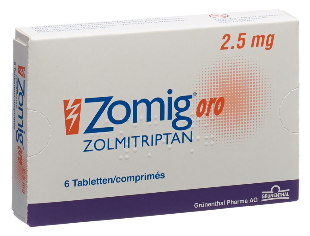 ZOMIG oro 2.5 mg, image principale