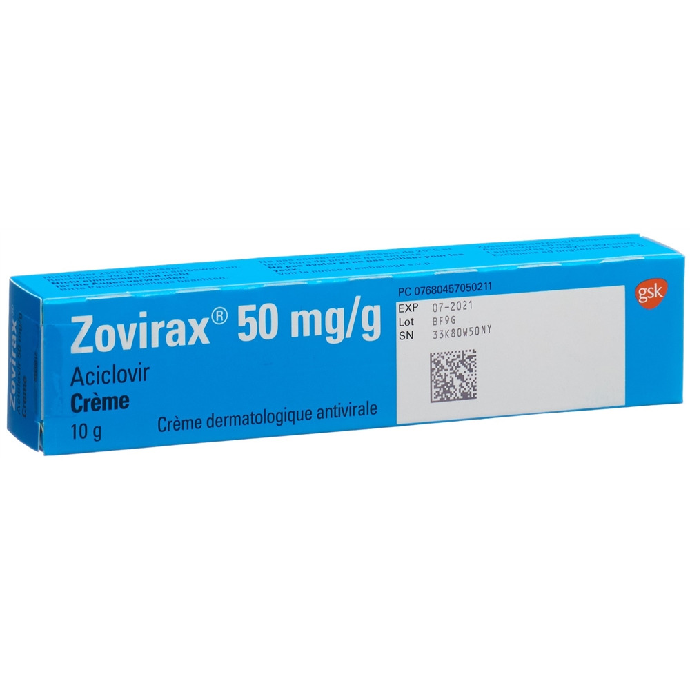 ZOVIRAX crème tb 10 g, image 2 sur 2