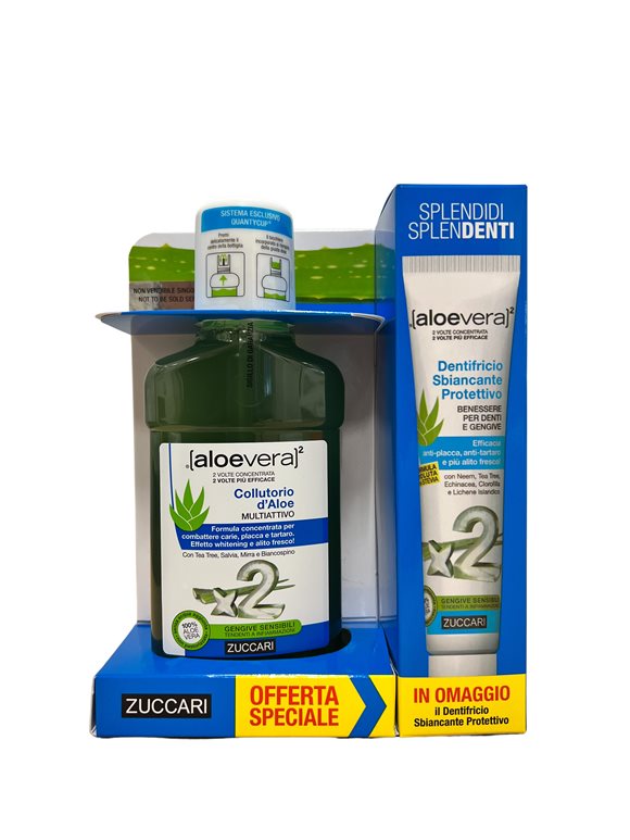 ZUCCARI Colluttorio Aloe + Dentifricio Aloe, Hauptbild