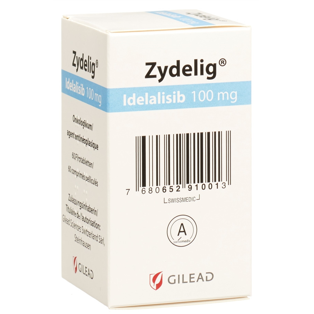 ZYDELIG cpr pell 100 mg bte 60 pce, image 2 sur 2