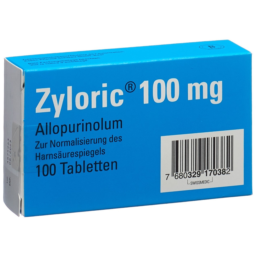 ZYLORIC cpr 100 mg blist 100 pce, image principale