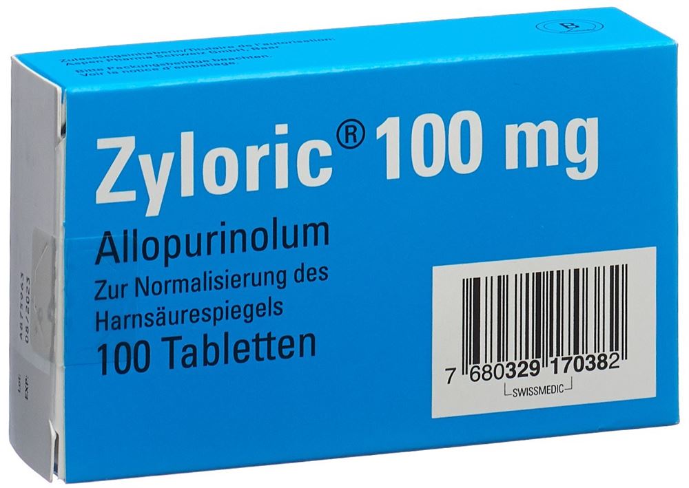 ZYLORIC cpr 100 mg blist 100 pce, image principale
