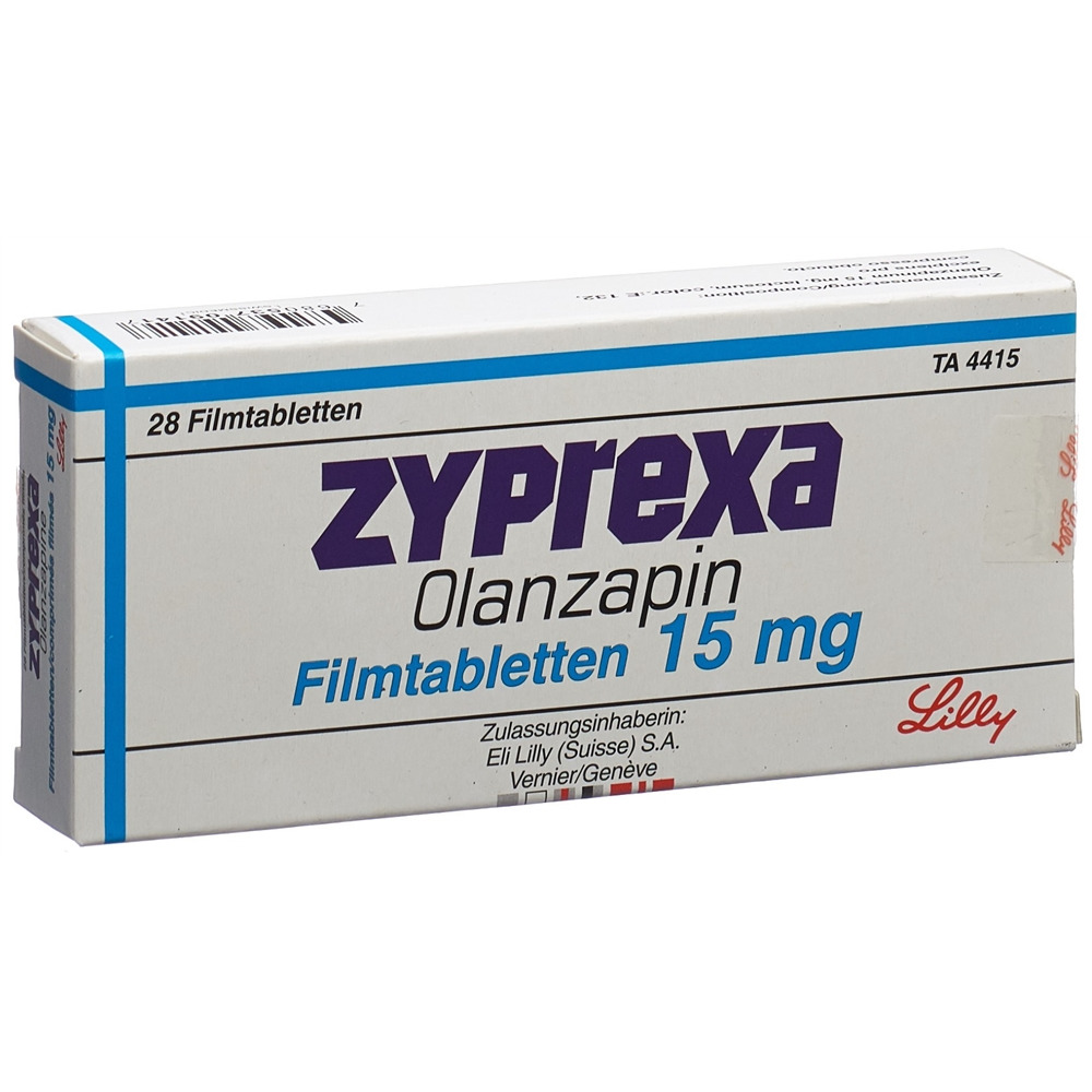 ZYPREXA cpr pell 15 mg blist 28 pce, image principale