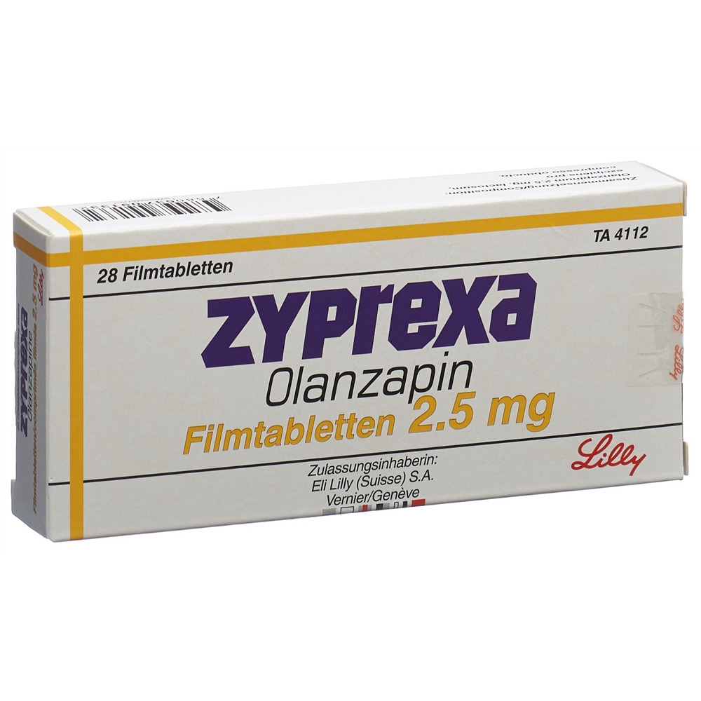 ZYPREXA cpr pell 2.5 mg blist 28 pce, image principale