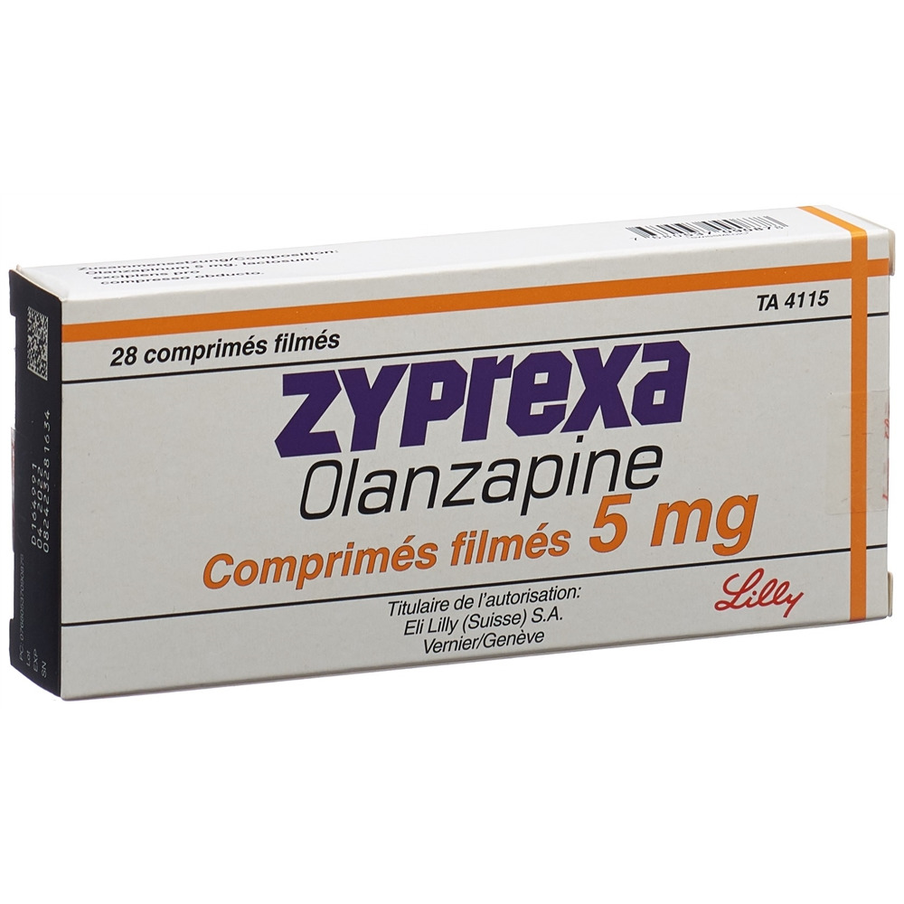 ZYPREXA cpr pell 5 mg blist 28 pce, image 2 sur 2