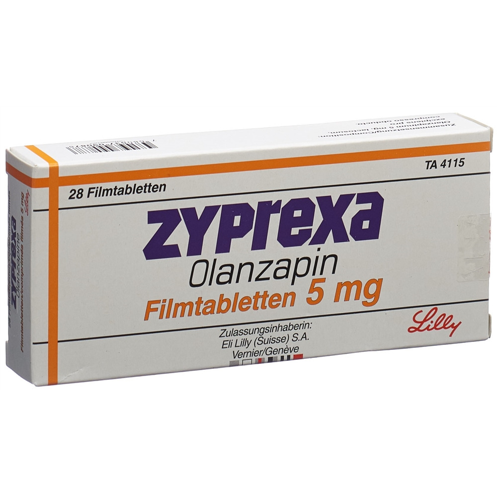 ZYPREXA cpr pell 5 mg blist 28 pce, image principale