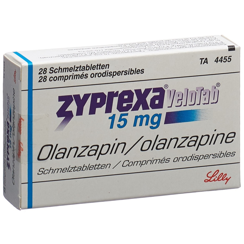 ZYPREXA Velotab 15 mg, image principale