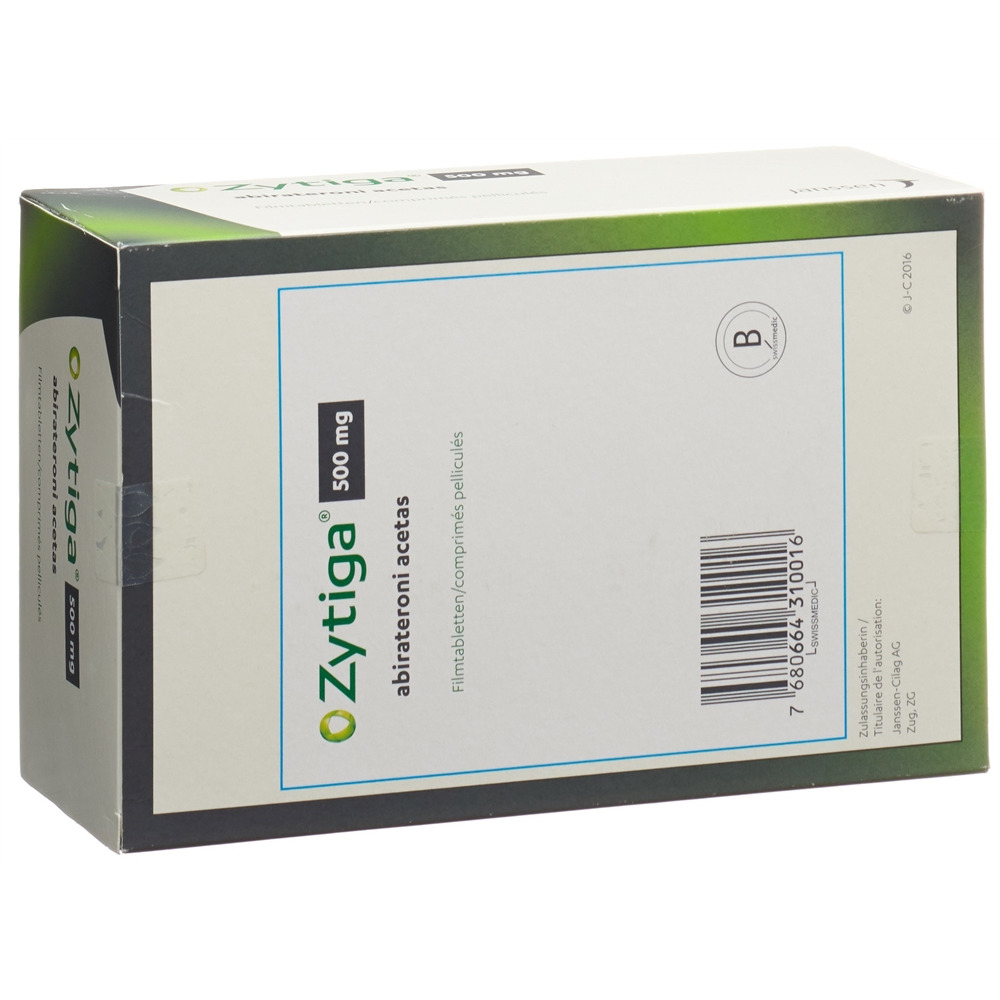 ZYTIGA Filmtabl 500 mg Blist 56 Stk, Bild 2 von 2