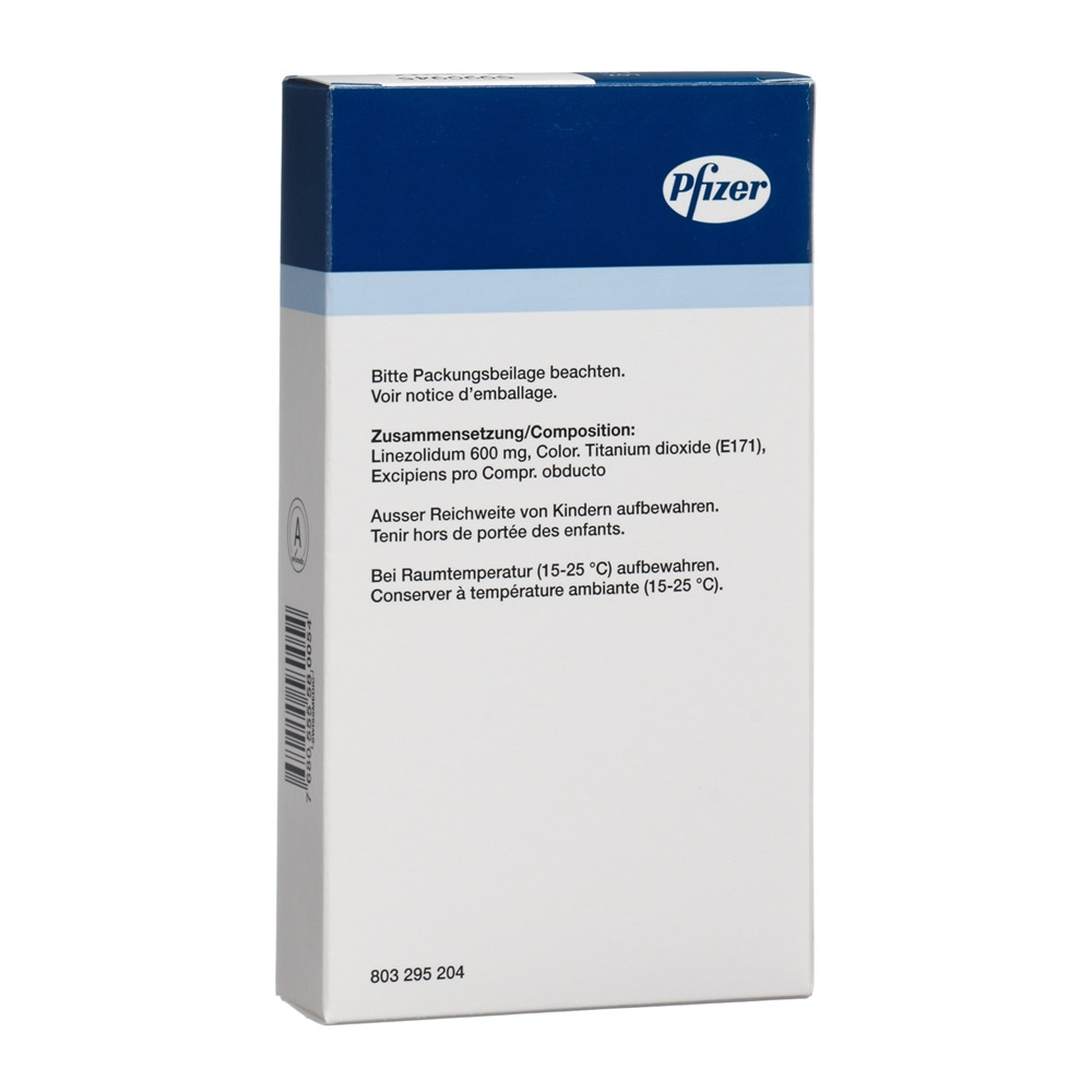 Zyvoxid cpr pell 600 mg blist 10 pce, image 2 sur 2